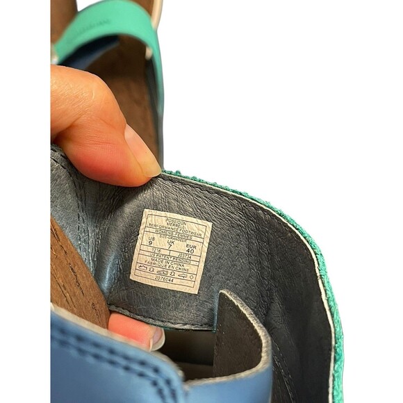 Merrell Leather T-Strap Around Town Buckle Thong Sandals Womens US 9 Comfort - Picture 7 of 8